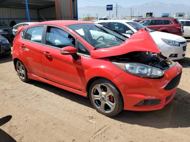 3FADP4GX8FM165300 - 2015 FORD FIESTA ST RED photo 4