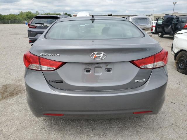 5NPDH4AE3DH430819 - 2013 HYUNDAI ELANTRA GLS GRAY photo 6