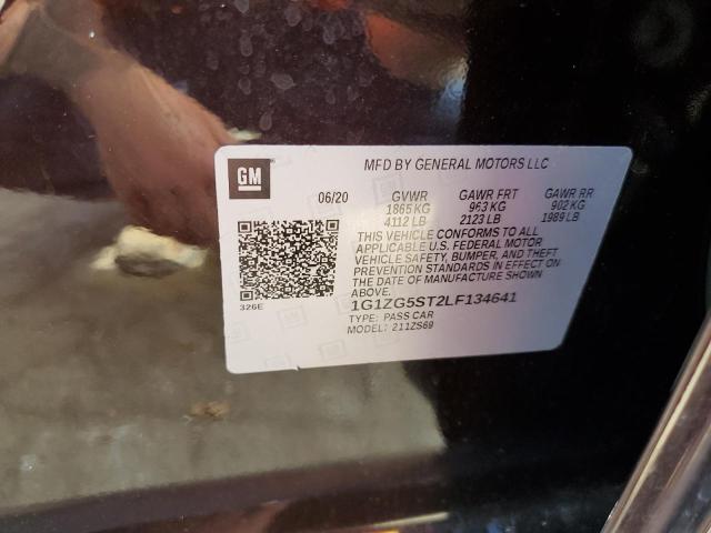 1G1ZG5ST2LF134641 - 2020 CHEVROLET MALIBU RS იასამნისფერი ფოტო 12