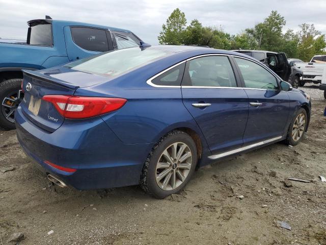 5NPE34AF1HH455106 - 2017 HYUNDAI SONATA SPORT BLUE photo 3