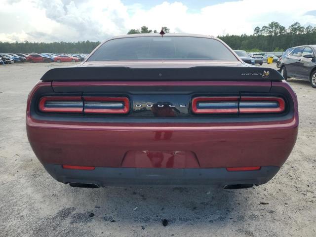 2C3CDZFJ6NH151700 - 2022 DODGE CHALLENGER R/T SCAT PACK MAROON photo 6