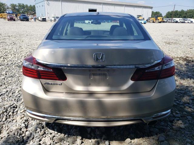 1HGCR2F88HA145614 - 2017 HONDA ACCORD EXL BEIGE photo 6