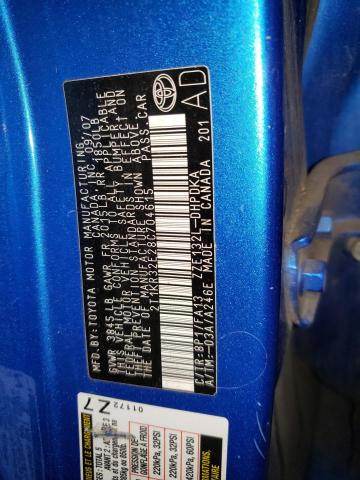 2T1KR32E28C704615 - 2008 TOYOTA COROLLA MA XR BLUE photo 13