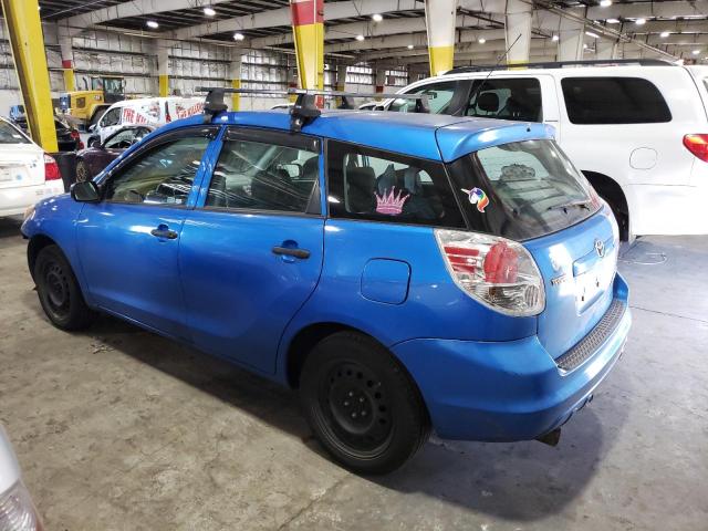 2T1KR32E28C704615 - 2008 TOYOTA COROLLA MA XR BLUE photo 2