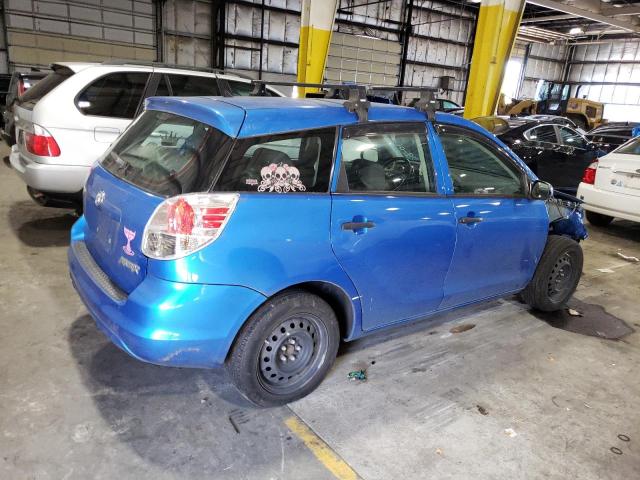 2T1KR32E28C704615 - 2008 TOYOTA COROLLA MA XR BLUE photo 3