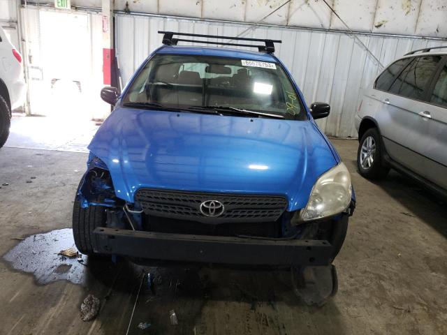 2T1KR32E28C704615 - 2008 TOYOTA COROLLA MA XR BLUE photo 5