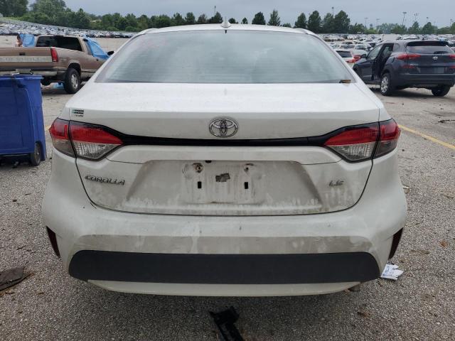 5YFEPRAE1LP073811 - 2020 TOYOTA COROLLA LE WHITE photo 6