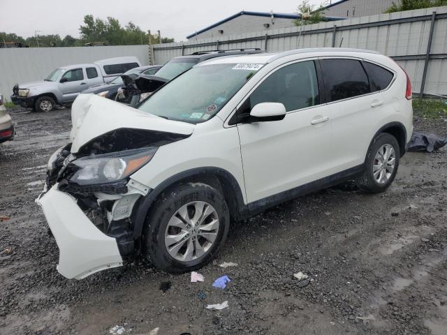 5J6RM4H7XEL101180 - 2014 HONDA CR-V EXL WHITE photo 1