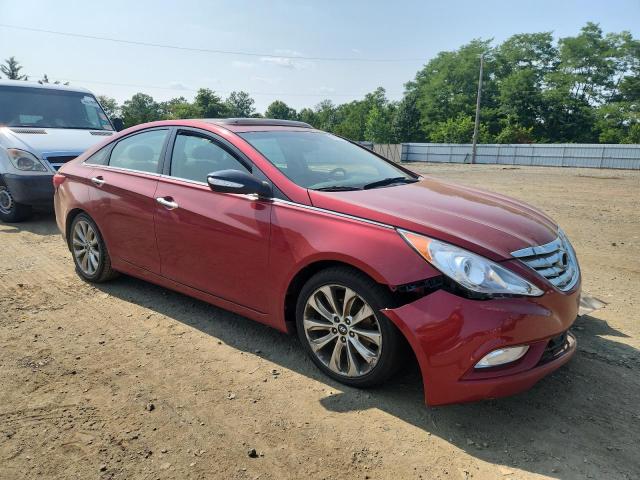 5NPEC4AB2CH428664 - 2012 HYUNDAI SONATA SE RED photo 4