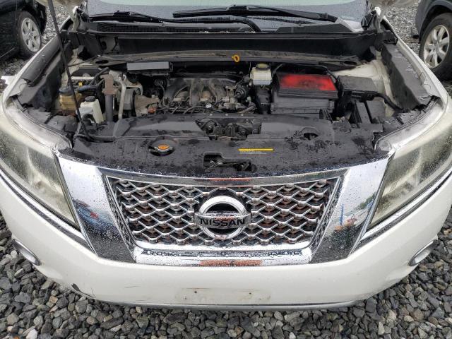 5N1AR2MMXEC666335 - 2014 NISSAN PATHFINDER S WHITE photo 12