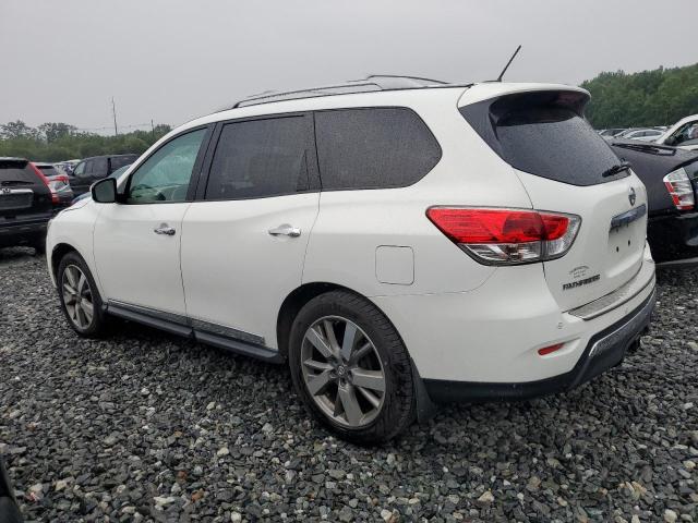 5N1AR2MMXEC666335 - 2014 NISSAN PATHFINDER S WHITE photo 2