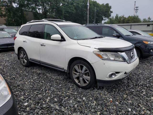 5N1AR2MMXEC666335 - 2014 NISSAN PATHFINDER S WHITE photo 4