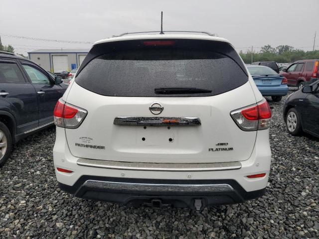 5N1AR2MMXEC666335 - 2014 NISSAN PATHFINDER S WHITE photo 6