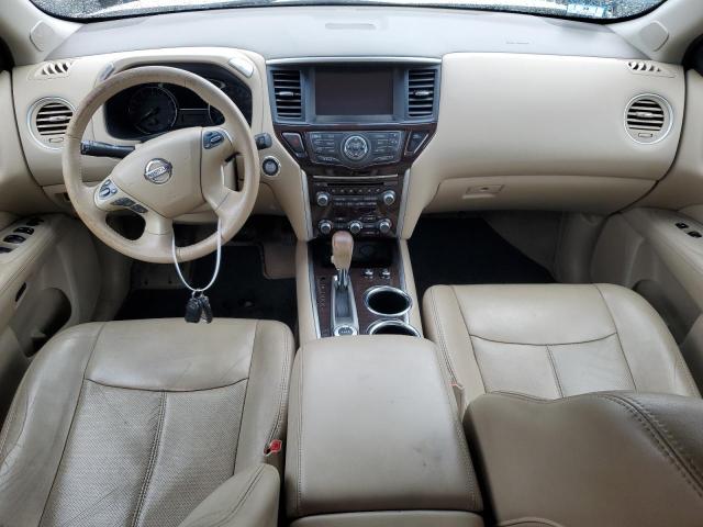 5N1AR2MMXEC666335 - 2014 NISSAN PATHFINDER S WHITE photo 8