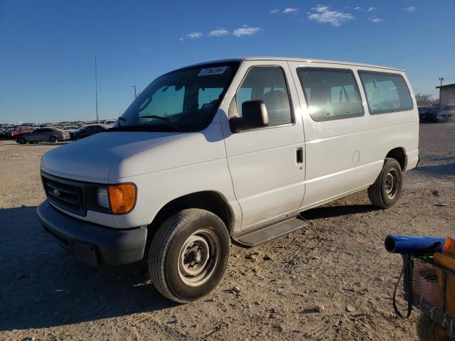 1FMNE11W17DA11958 - 2007 FORD ECONOLINE E150 WAGON WHITE photo 1