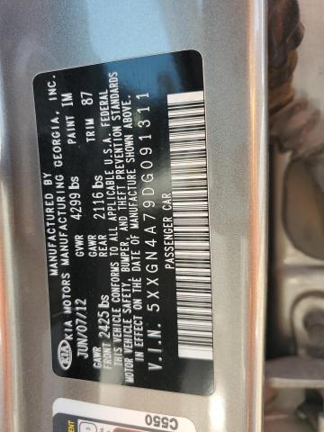 5XXGN4A79DG091311 - 2013 KIA OPTIMA EX SILVER photo 13