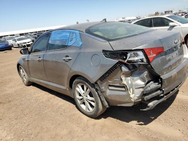 5XXGN4A79DG091311 - 2013 KIA OPTIMA EX SILVER photo 2