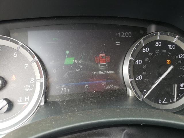 5TDHZRAH6NS546243 - 2022 TOYOTA HIGHLANDER XLE GRAY photo 9