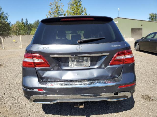4JGDA5HB7EA329289 - 2014 MERCEDES-BENZ ML 350 4MATIC GRAY photo 6