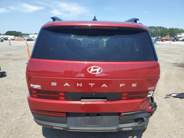 5NMP24G15RH012138 - 2024 HYUNDAI SANTA FE SEL RED photo 6