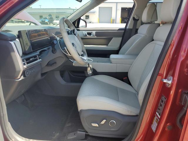 5NMP24G15RH012138 - 2024 HYUNDAI SANTA FE SEL RED photo 7