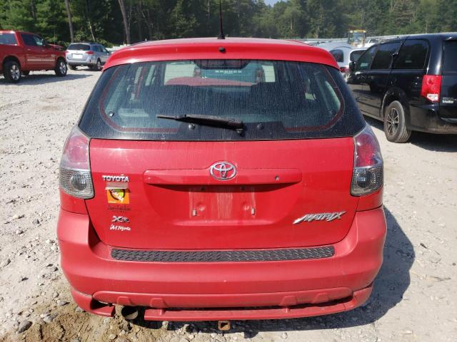 2T1KR32E57C655313 - 2007 TOYOTA COROLLA MA XR RED photo 6