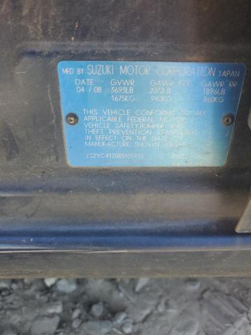 JS2YC412085105935 - 2008 SUZUKI SX4 BLUE photo 12
