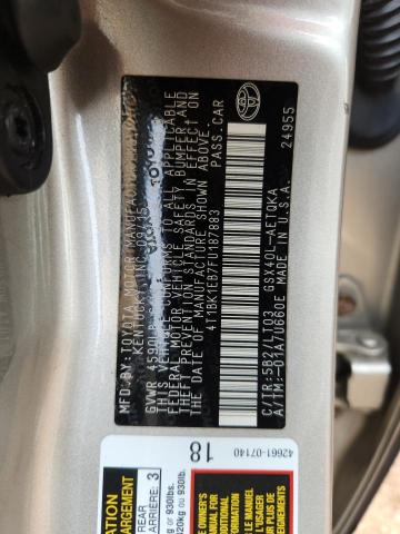 4T1BK1EB7FU187883 - 2015 TOYOTA AVALON XLE TAN photo 12