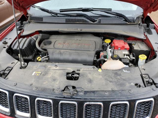 3C4NJDBB4KT595286 - 2019 JEEP COMPASS LATITUDE RED photo 11