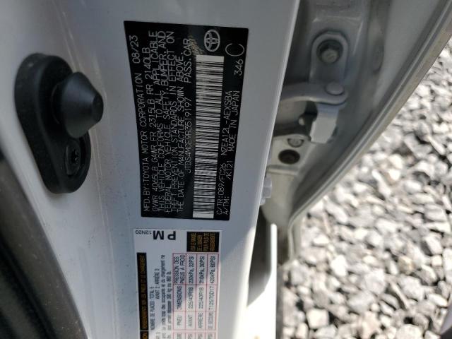 JTDS4MCE9R3519197 - 2024 TOYOTA COROLLA SE 白色 照片 12