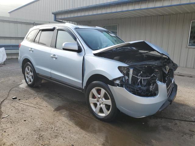 5NMSH73E28H225582 - 2008 HYUNDAI SANTA FE SE BLUE photo 4