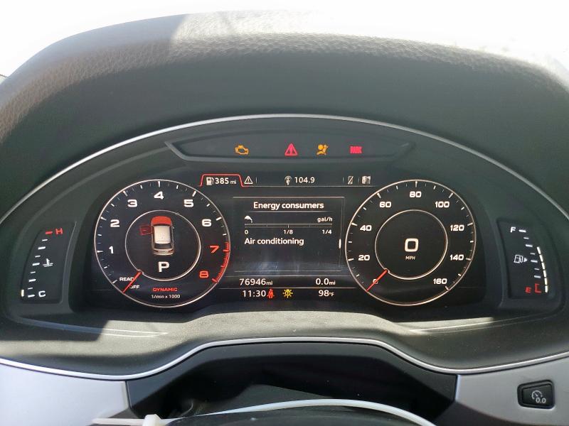 WA1LHAF75KD014661 - 2019 AUDI Q7 PREMIUM PLUS Ақ фото 9