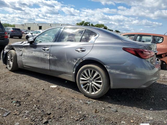 JN1EV7AR7KM553224 - 2019 INFINITI Q50 LUXE GRAY photo 2