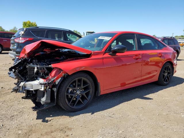 2HGFE2F55PH516386 - 2023 HONDA CIVIC SPORT RED photo 1
