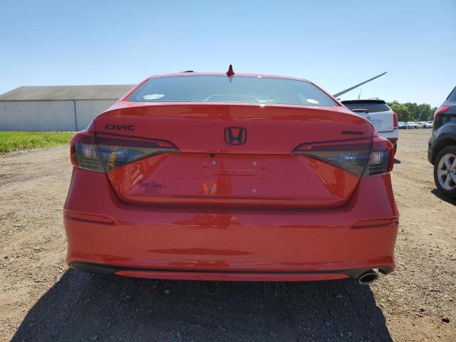 2HGFE2F55PH516386 - 2023 HONDA CIVIC SPORT RED photo 6