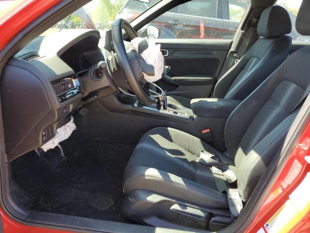 2HGFE2F55PH516386 - 2023 HONDA CIVIC SPORT RED photo 7