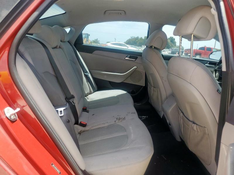 5NPE24AF8HH586505 - 2017 HYUNDAI SONATA SE 红色 照片 10