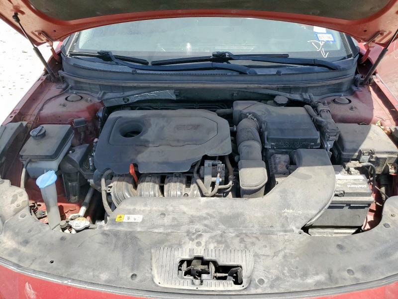 5NPE24AF8HH586505 - 2017 HYUNDAI SONATA SE 红色 照片 11