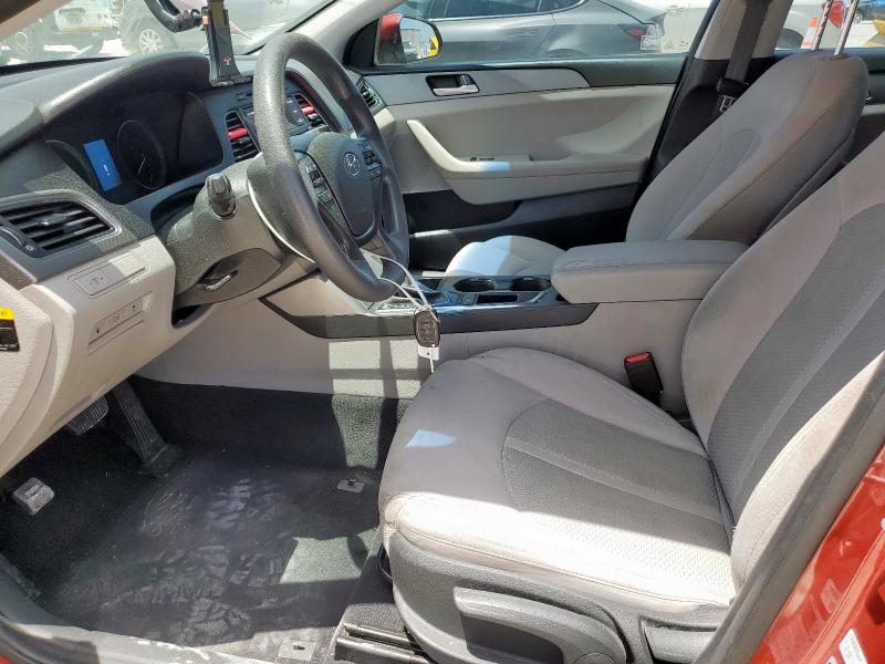 5NPE24AF8HH586505 - 2017 HYUNDAI SONATA SE 红色 照片 7