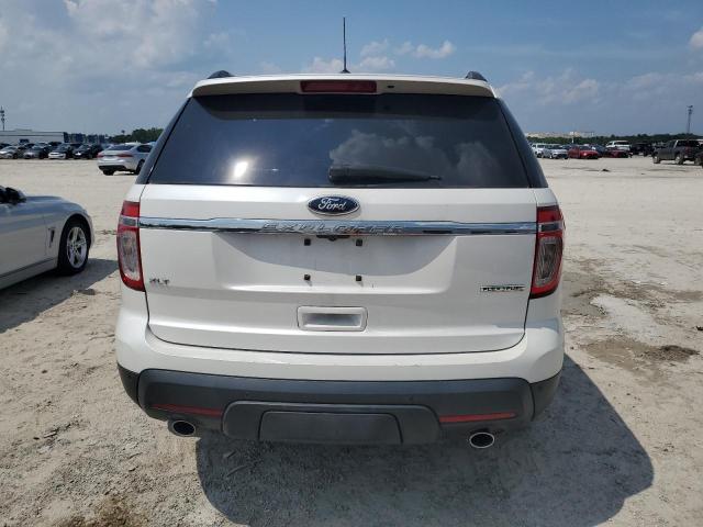 1FM5K7D85DGB24511 - 2013 FORD EXPLORER XLT WHITE photo 6