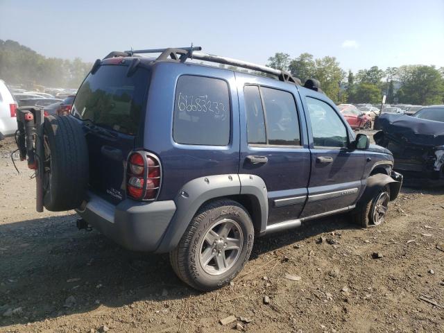 1J4GL38K26W136126 - 2006 JEEP LIBERTY RENEGADE BLUE photo 3