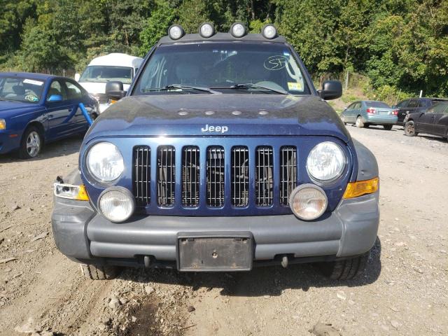 1J4GL38K26W136126 - 2006 JEEP LIBERTY RENEGADE BLUE photo 5