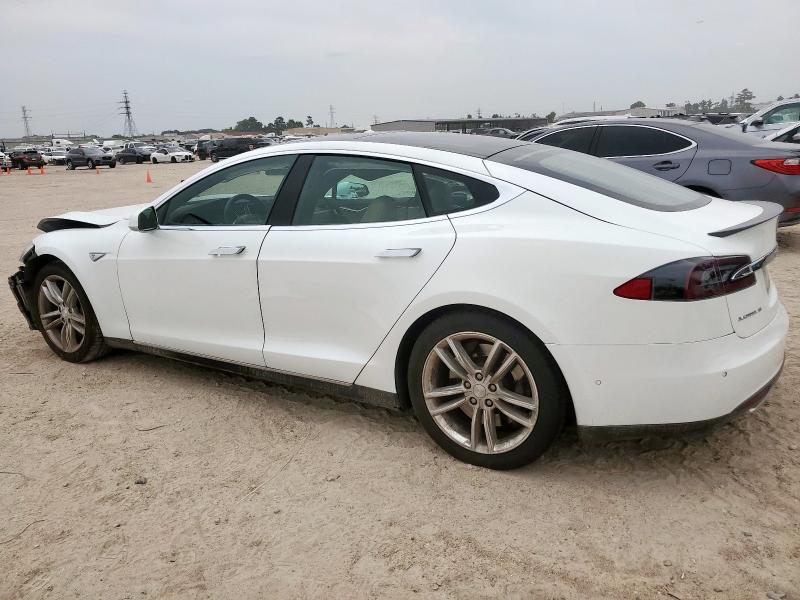 5YJSA1E28FF103618 - 2015 TESLA MODEL S Սպիտակ լուսանկար 2