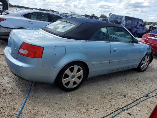 WAUAC48H46K009338 - 2006 AUDI A4 1.8 CABRIOLET TURQUOISE photo 3