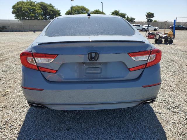1HGCV1F34NA005971 - 2022 HONDA ACCORD SPORT BLUE photo 6