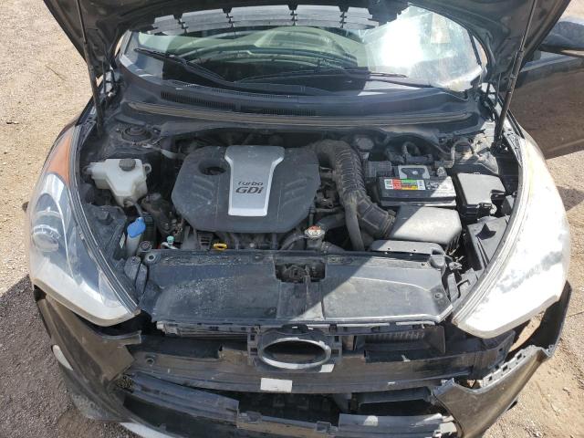 KMHTC6AE1DU174087 - 2013 HYUNDAI VELOSTER TURBO შავი ფოტო 11