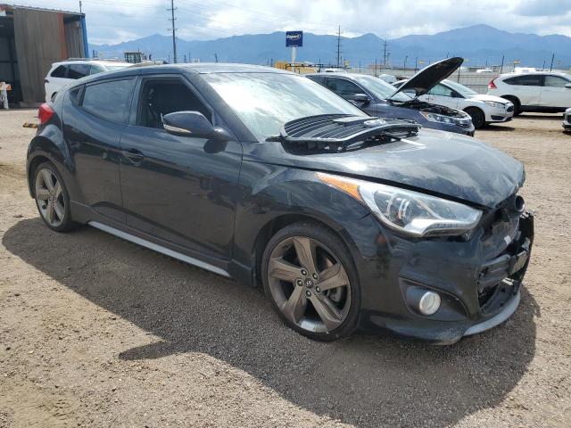 KMHTC6AE1DU174087 - 2013 HYUNDAI VELOSTER TURBO შავი ფოტო 4