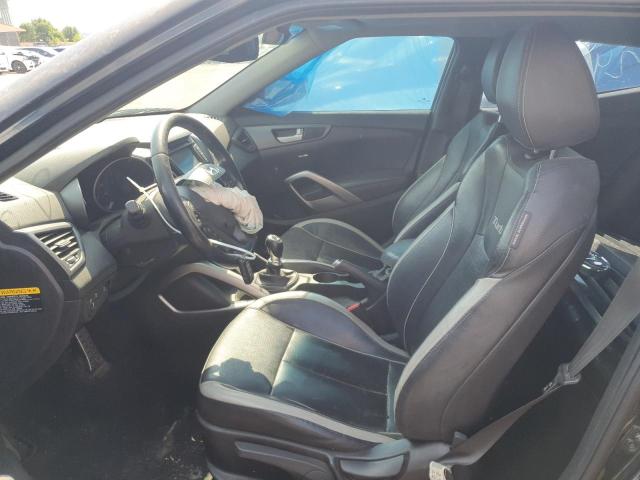 KMHTC6AE1DU174087 - 2013 HYUNDAI VELOSTER TURBO შავი ფოტო 7