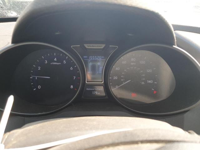 KMHTC6AE1DU174087 - 2013 HYUNDAI VELOSTER TURBO შავი ფოტო 9