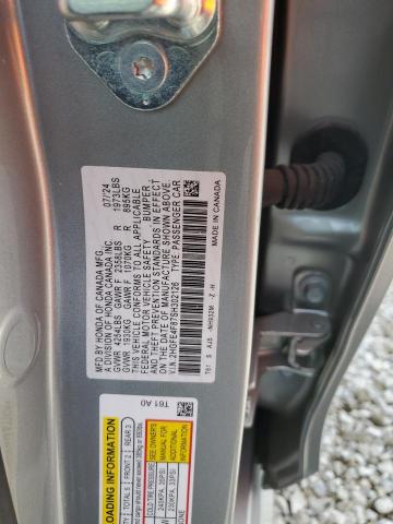 2HGFE4F87SH302126 - 2025 HONDA CIVIC SPORT 银色 照片 12